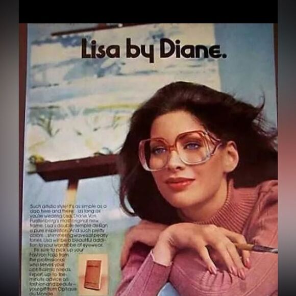 Rare Vintage Diane Von Furstenberg Lisa Oversized 70s France Glasses main image 12